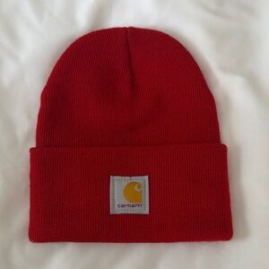Carhartt Bold Red Knit Hat